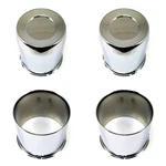 4X Excalibur Front/rear Wheel Center Caps Chrome 5.12"HUB 5-9/16"OD 8X6.5 New. Price: $59.04.