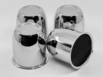 4 Chrome Center Cap For Weld Draglite 5 Lug 3.18" Trailer Wheel Rims Bore New. Price: $29.99.