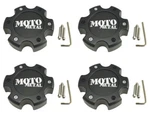 New Moto Metal MO961 MO964 Matte Black Wheel Rim Center Caps 1-1/4" Tall Lug. Price: $124.00.