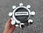 Ford F-250 F-350 Sd Chrome Oem Wheel Center Cap HC3C-1A096-KCC 2017-2025 3" Tall Used. Price: $49.50.