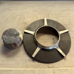 American Racing Gray Polished Thread Wheel Center VN502CAP-MGM No Spinner Used. Price: $79.99.