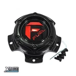 Fuel Off-road Gloss Black Wheel Center Cap Rivets And Red Logo 1004-72GBQ New. Price: $35.00.