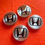 Honda Wheel Center Silver Chrome 69MM Hubcaps Set Of 4 For Accord Civic Crv Remanufactured. Price: $19.84.
