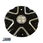 Milanni Phoenix Black Machine Silver Wheel Rim Center Cap C-458B-UP 8" New. Price: $49.99.