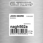 NAGH502A Bearing Fits John Deere (surplus Open Box) New. Price: $625.76.