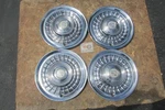 1958-59 Cadillac Deville, Series 62 Fleetwood 15" Wheel Covers, Hubcaps Set Of 4 Used. Price: $249.95.