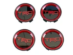 4X Wheel Hub Center Caps For Toyota Black And Red Tacoma Tundra Sequoia Trd New. Price: $59.97.
