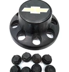 1995 2002 Chevy Silverado Dully Rear Center Lug Cap Black 50086 78875 Oem F88 Used. Price: $32.50.