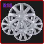 15" 4PCS Silver Steel Wheel Covers Hubcaps For 2002-2006 Toyota Camry Snap-on New. Price: $46.99.