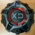 New Kmc Xd Series Satin Black Red Accent Center Cap W/screws 1508S02. Price: $94.00.