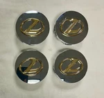 42603-24250 -cg Lexus Chrm/gld Center Cap Gs Ls Rx Es Is Hs Any 2.5" Diameter Used. Price: $100.00.