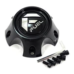 Fuel Gloss Black Center Hub Cap 4-3/8"OD 1-1/2"H Bolt-on Closed-end 1006-09GB Used. Price: $25.77.