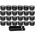 For Any Car Wheel Hub Nut Lug Bolts Caps Cover Protector Black Decoration 17MM New. Price: $8.49.