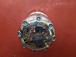 Ultra Wheels Chrome Center Hubcap 6 1/2" Tall 3/8" Across 89-8115-B Used. Price: $10.00.