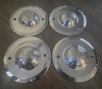 Centerline Wheel Caps Billet Used Polished Aluminum Big 1/4" CS123 1188. Price: $500.00.