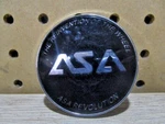 Asa Black Custom Wheel Center Caps #8C032 (for 1 Cap) Used. Price: $24.95.