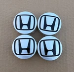 4PC Silver Black Logo Aluminum Wheel Center Caps For Honda 1999-2005 Civic 58MM Remanufactured. Price: $17.99.