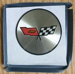 Nos Oem Gm 1982 Corvette Wheel Center Cap With Checkered Flag Emblem Hub New. Price: $10.00.