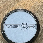 Vision Custom Wheel Center Cap, Part Number C489-3 02 Used. Price: $12.95.
