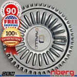 Cavallo Wheels Gloss Silver Custom Center Caps # C-2047 Used. Price: $69.30.