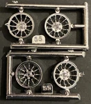56 Chevy Bel Air Custom Wheels 167 1620F Model Car Parts Combine New. Price: $5.99.