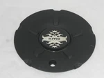 Used Kmc 669 Ink'd Flat Matte Black 373L162 LG0907-30 Wheel Rim Center Cap. Price: $14.99.