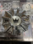 Mazzi Wheels Chrome Custom Center (1)CAP # C10D40-C03-CAP / LG1607-09 Used. Price: $69.00.
