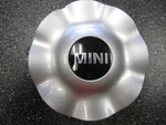 One (1)* 2007-2014 17" Mini Cooper Clubman Silver Center Cap 6771002-01 71195 Used. Price: $30.00.