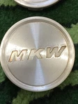 Mkw # 2254K065 (m) . Custom Silver Center Cap 1 Piece Used. Price: $15.00.