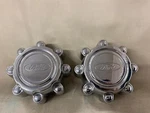 2008 Ford F250SD Wheel Center Caps Chrome Oem 1C341A098BB Set Of Tab Broken Used. Price: $85.00.