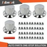 Labwork 33MM Lug Front Wheel Center Cap Semi Rear Axle Chrome Hub New. Price: $81.60.