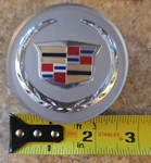 4 New Cadillac Gm Colored Wreath And Crest Logo Center Wheel Cap. Price: $25.00.