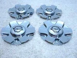 Hot Wheels 1C00902C Custom Alloy Bolt On New Chrome Center Cap Set #2I-9. Price: $100.00.