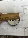 Cavallo Wheels Pop-in Center Part# C266K65S (1 Used Cap). Price: $25.00.