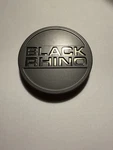 Black Rhino Gun Metal/chrome Logo Snap Wheel Center Cap M-1058 *used. Price: $20.00.