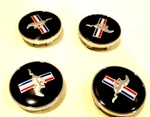 Ford Mustang Wheel Rim Center Caps 60 Mm Running Horse Logo 4 Pcs Remanufactured. Price: $18.69.