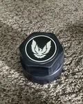 Pontiac Firebird Trans-am Wheel Center Hub Cap Black W/ Silver Used. Price: $8.99.