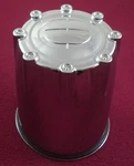 Edge Engineering Wheels Chrome Custom Center Cap # 411B94 / LG0608-40 Used. Price: $25.00.