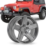 Quadratec Rubicon Xtreme 16" Alloy Wheel, Gunmetal Gray - 5X4.5 Bolt Pattern New. Price: $288.00.