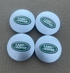 4X, Set Of Land Rover Silver-green Wheel Center Hub Caps, Hse Remanufactured. Price: $21.99.