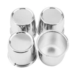 Gtownworks 4PCS 2.64INCH Trailer Hub Hole, 2.40IN Tall, Chrome Silver New. Price: $56.04.