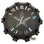 American Force 10-LUG Rear Matte Black Center Cap AFX321, Abs New. Price: $121.00.