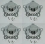 Chrome American Racing 3505293 Wheel Rim Center Caps 2-1/4" Screw Spacing Used. Price: $72.00.