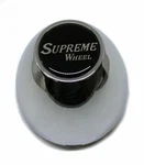 Supreme Wheel Chrome Snap On Center Cap 98-1163 New. Price: $29.00.