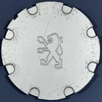 One 1989-1991 Peugeot 405 # 66660 14X5 1/2" Aluminum Wheel Center Cap 9153876180 Used. Price: $24.99.