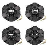 Kmc Satin Black Gray Center Caps 7-1/4"OD Open Closed For KM101 T1761790-2-M1 Used. Price: $91.99.
