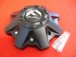 Fuel Wheel Center Cap Satin Black Finish M-447 1002-53B M-698 1/2" Dia Used. Price: $16.99.