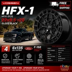 Set Of 4 Vossen HFX-1 22X9.5 +20 Ford F-150 Fitment Gloss Black Wheels Rims New. Price: $3199.00.
