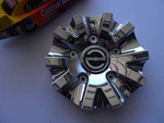 Black Label Chrome Custom Wheel Center Cap # C-058-ABS (rare) Used. Price: $101.39.
