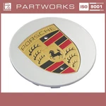 Wheel Hub Cap Porsche 911 997 Cayenne 9PA 987 Silver Crest Colored Concave Neu. Price: $71.20.